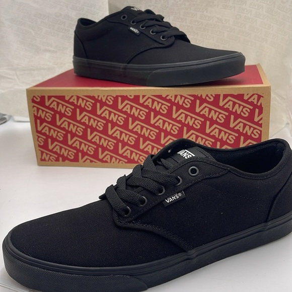 Vans Shoes - Vans WMNS Black Canvas Sneakers Atwood (Canvas) Black/Black
VN000TUY186
